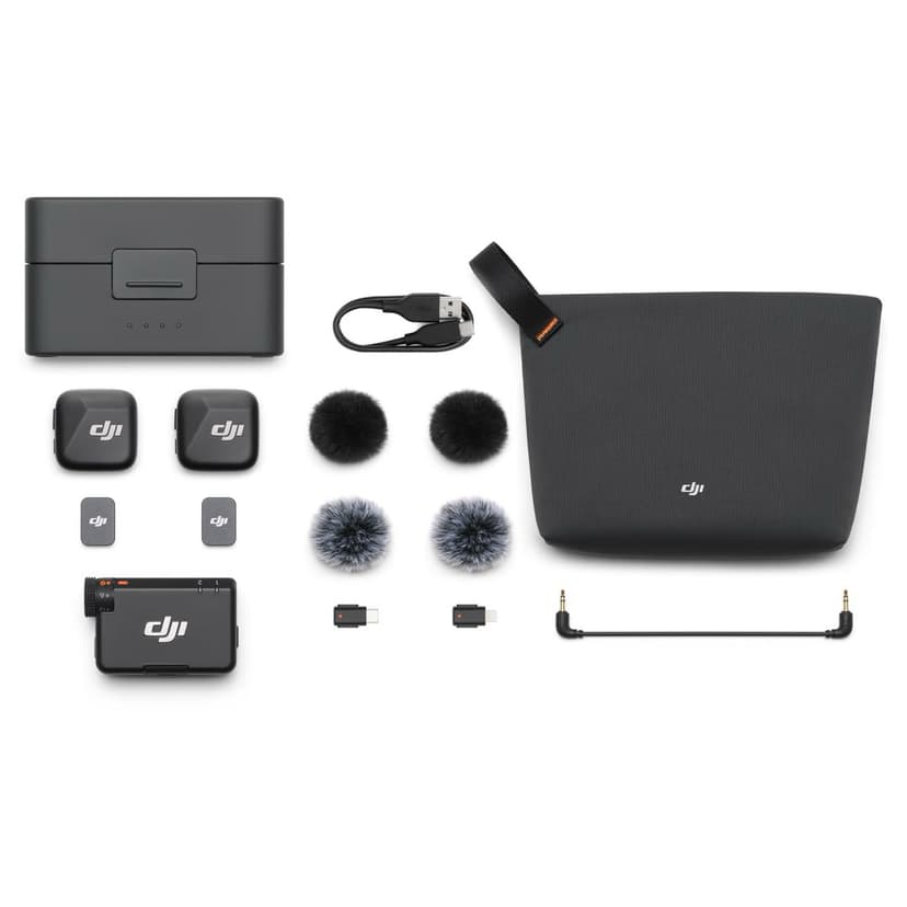 DJI Mic Mini - 2 TX + 1 RX + opladningsetui