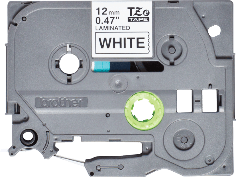 Brother Tape 12mm TZe-231S2 Svart/Vit Retail Pack