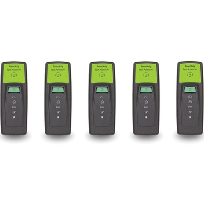 Netally Test Accessory (5 PK) f/ AirCheck-G2 PoE-testeri musta, Vihreä