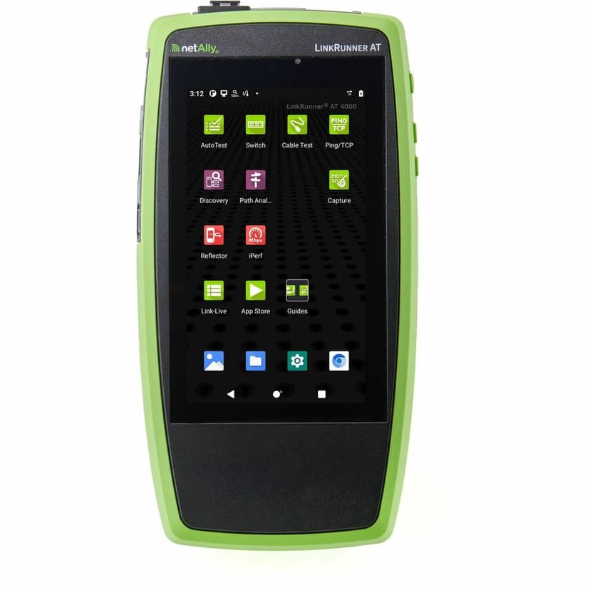 Netally LinkRunner AT 4000 Advanced PoE-tester Zwart, Groen