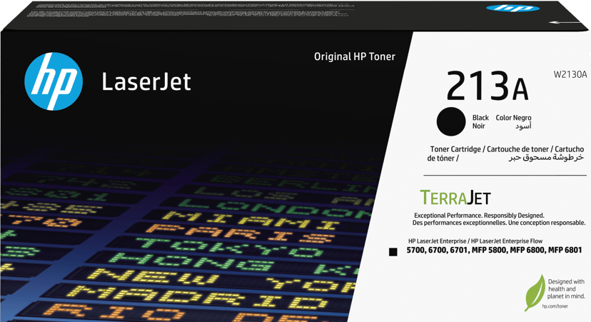 HP Toner Black 213A 3.5K - Color LaserJet Enterprise 5800