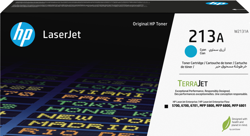 HP Toner Cyan 213A 3K - Color LaserJet Enterprise 5800