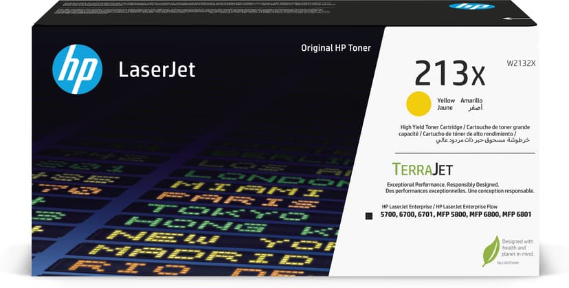 HP Toner Yellow 213X 6K - Color LaserJet Enterprise 5800