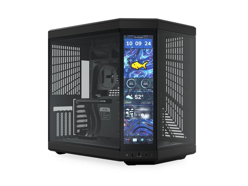 Hyte Y70 Touch Infinite 3rd Gen 14.9" ATX Svart