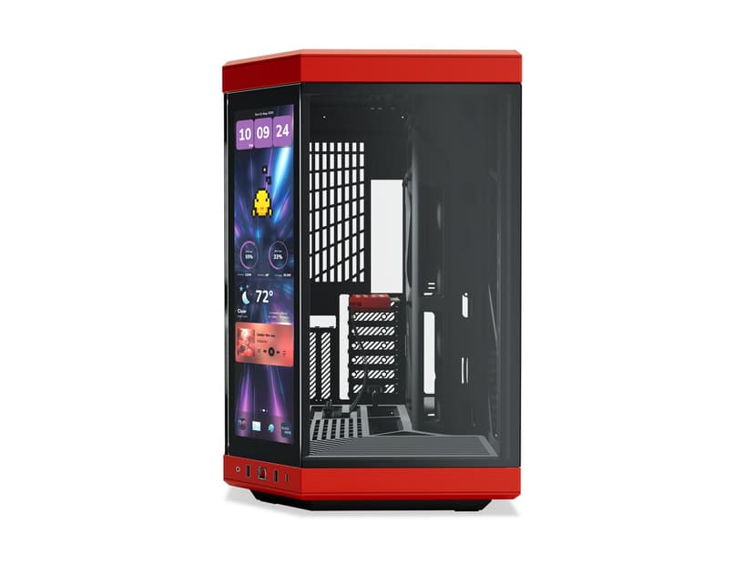 Hyte Y70 Touch Infinite 3rd Gen 14.9" ATX Musta, Punainen