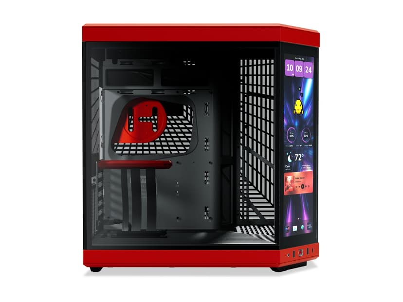Hyte Y70 Touch Infinite 3rd Gen 14.9" ATX Röd, Svart