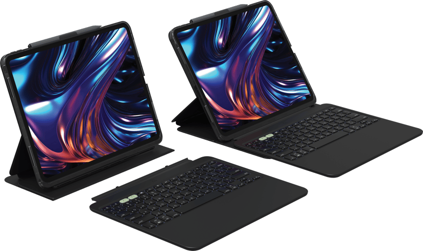 Zagg Pro Keys 2 iPad Pro 13" (M4), iPad Pro 13" (M5) Nordisk Svart