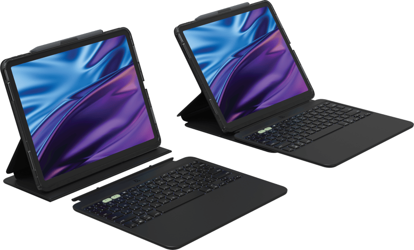 Zagg Pro Keys 2 iPad Air 13" (M2), iPad Air 13" (M3), iPad Air 13" (M4) Nordisk Svart