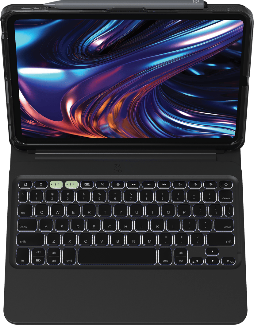 Zagg Pro Keys 2 iPad Pro 11" (M4), iPad Pro 11" (M5) Nordisk Svart