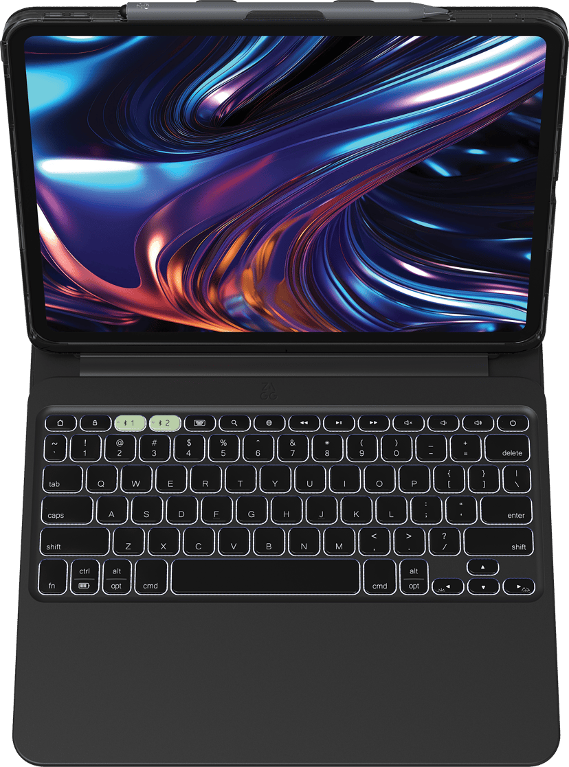 Zagg Pro Keys 2 iPad Pro 13" (M4), iPad Pro 13" (M5) Nordisk Svart