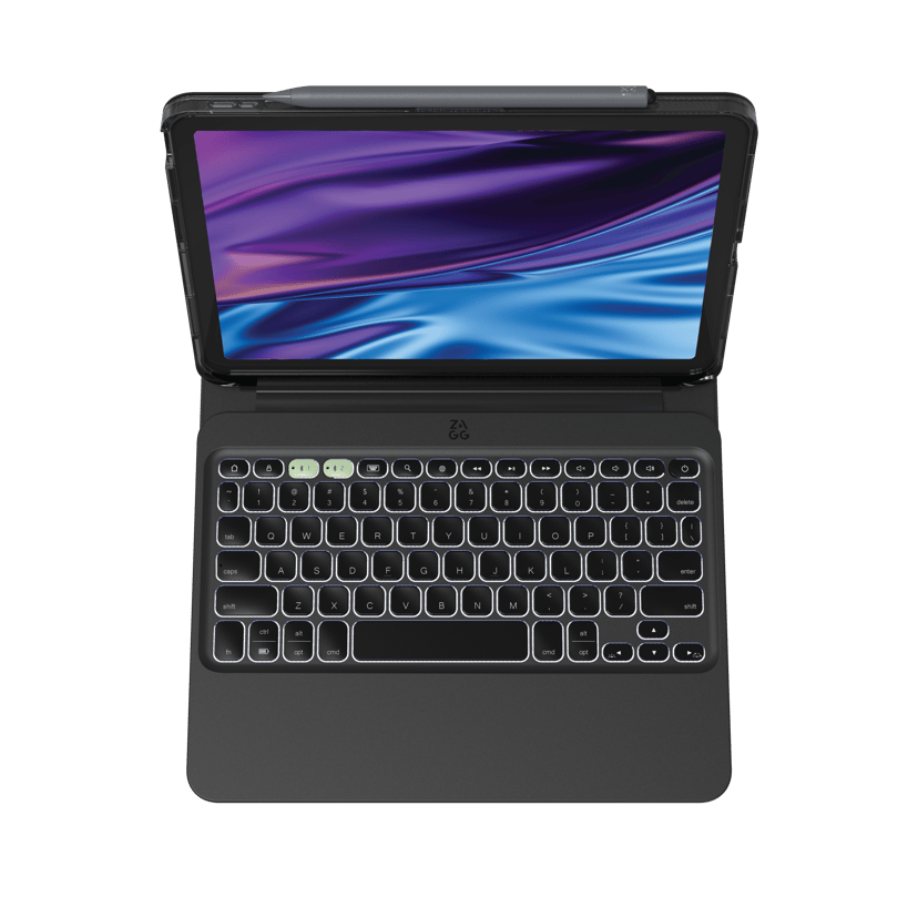 Zagg Pro Keys 2 iPad Air 11" (M2), iPad Air 11" (M3), iPad Air 11" (M4) Pohjoismainen Musta