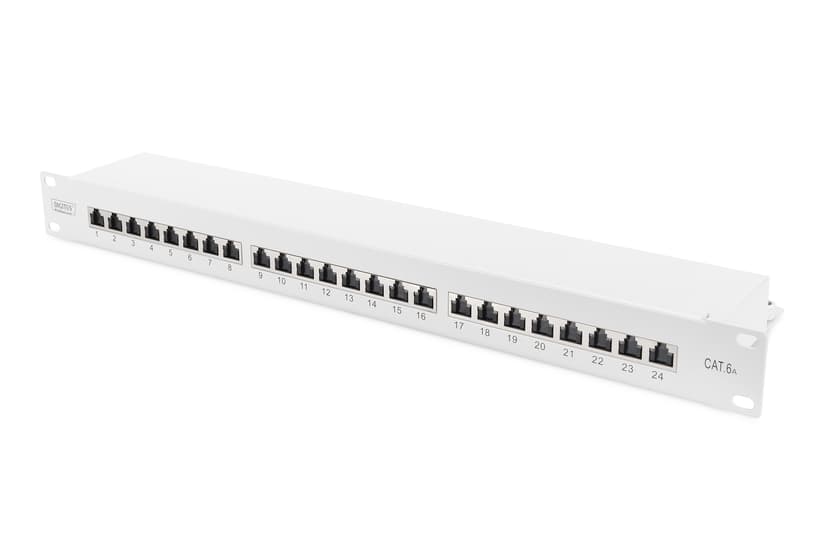 Digitus Patchpanel Grå Cat6a 1U