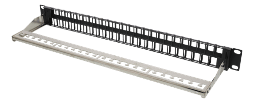 Deltaco Patchpanel Svart 1U