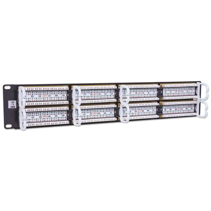Intellinet Patchpanel Svart Cat 6 2U
