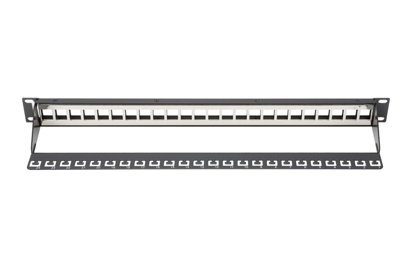 Digitus DN-91411 patch paneel 1U Zwart 1U