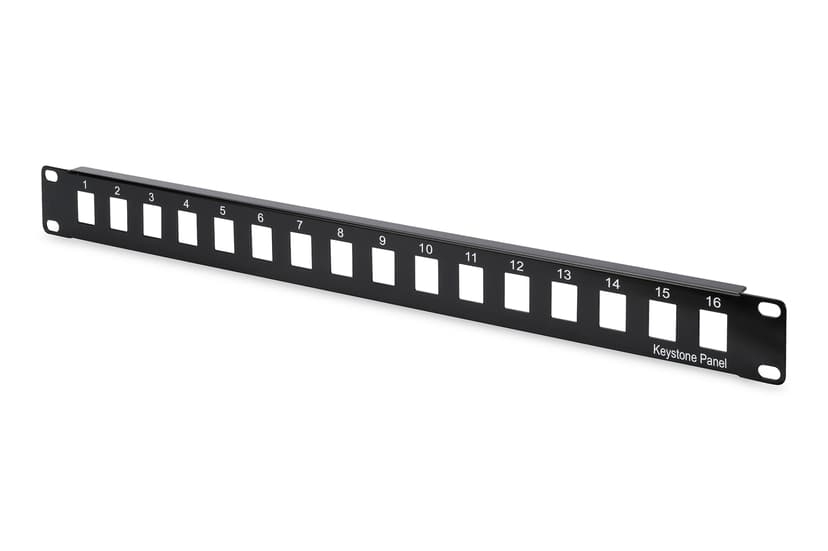 Digitus Patchpanel Svart 1U