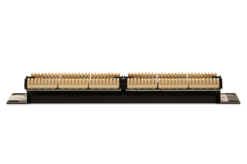Digitus Patchpanel Svart Cat5e 1U
