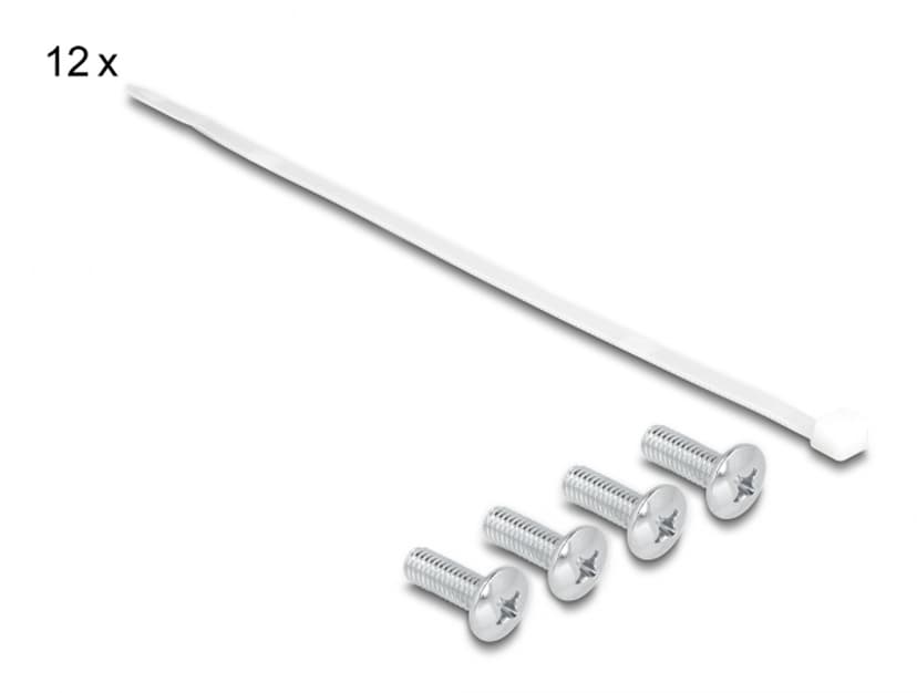 Delock Kytkentäpaneeli Harmaa 1U