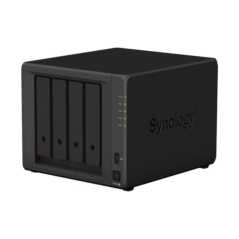 Synology DS923+ med 4 forhåndsinstallerte disker på 4 TB (16 TB)