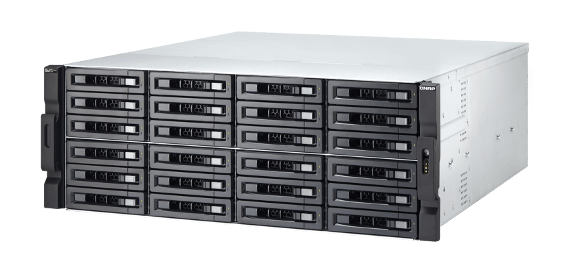 QNAP TS-h2477XU-RP NAS Rack (4U) AMD Ryzen™ 7 3700X 32 GB DDR4 0 TB QuTS hero Svart