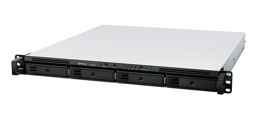 Synology RackStation RS822RP+ datalagringsserver NAS Rack (1U) Ryzen Embedded V1500B 2 GB DDR4 0 TB DiskStation Manager Grå