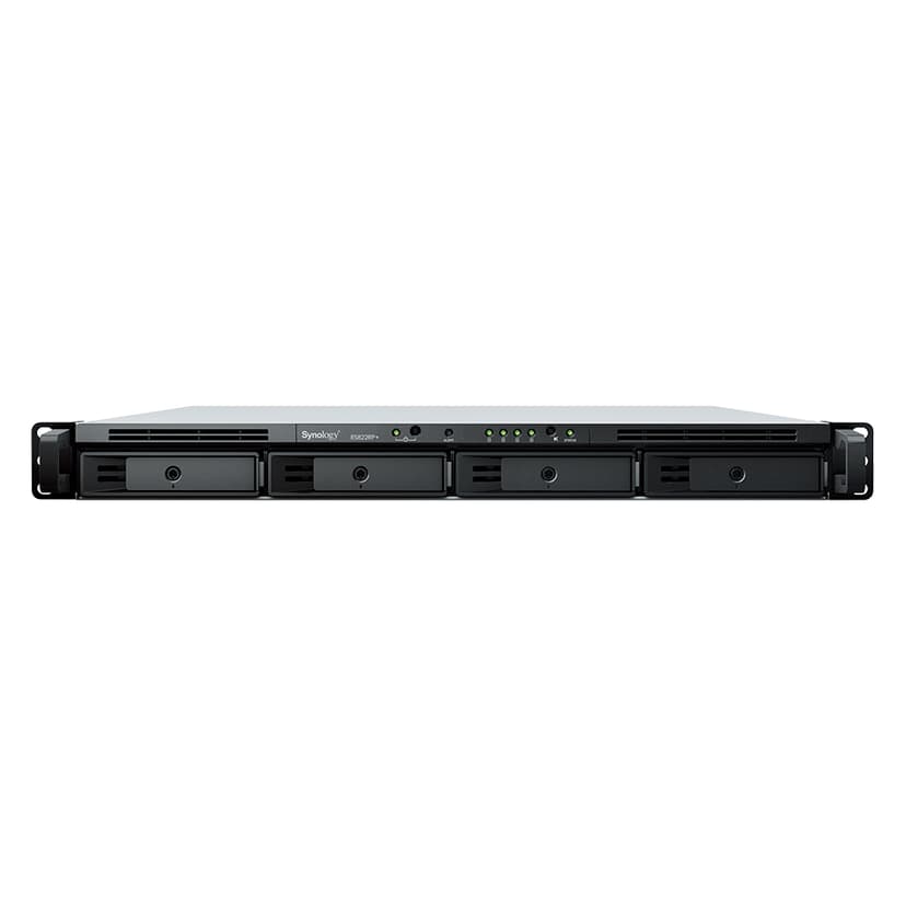 Synology RackStation RS822RP+ NAS- ja tallennuspalvelimet Teline ( 1U ) Ryzen Embedded V1500B 2 GB DDR4 0 TB DiskStation Manager Harmaa