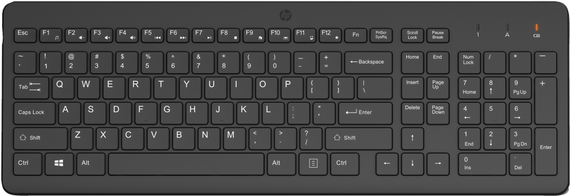HP 225 Keyboard Wl #nl Draadloos Engels