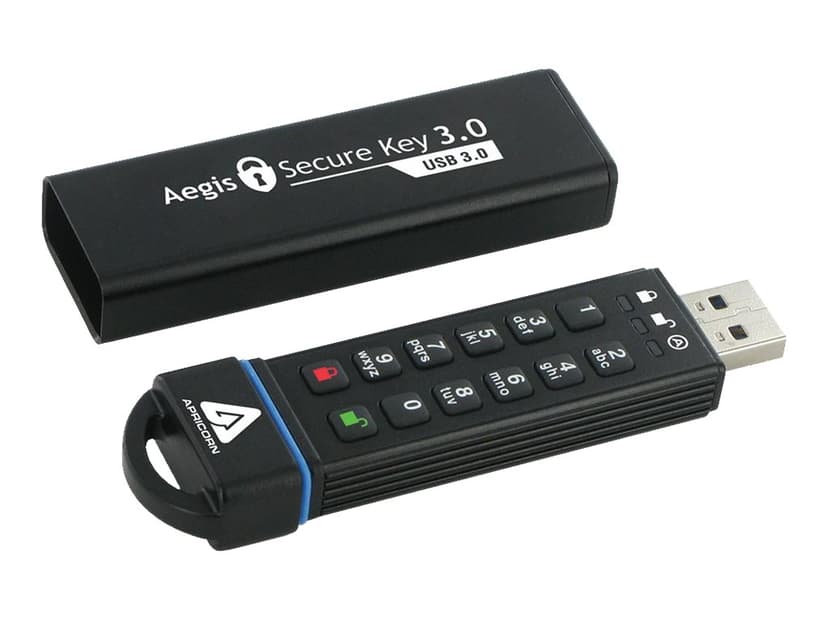 Apricorn Aegis Secure Key 3.0 240GB USB-A Svart