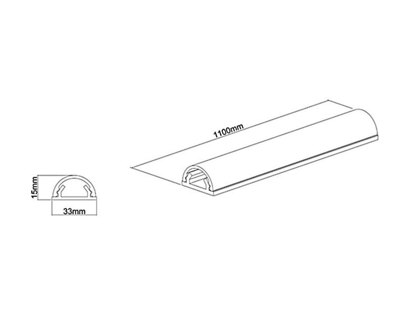 Multibrackets M Universal Cable Cover 33 mm x 1,1 m