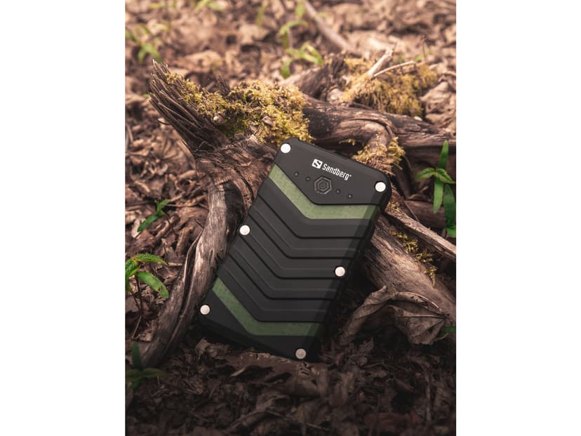 Sandberg Survivor Powerbank 20000mAh Grøn, Sort
