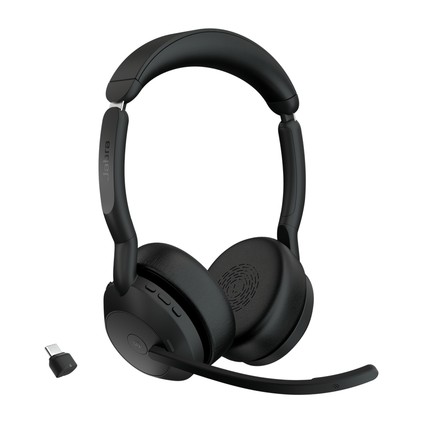 Jabra Evolve2 55 USB Type-C Svart Microsoft Teams