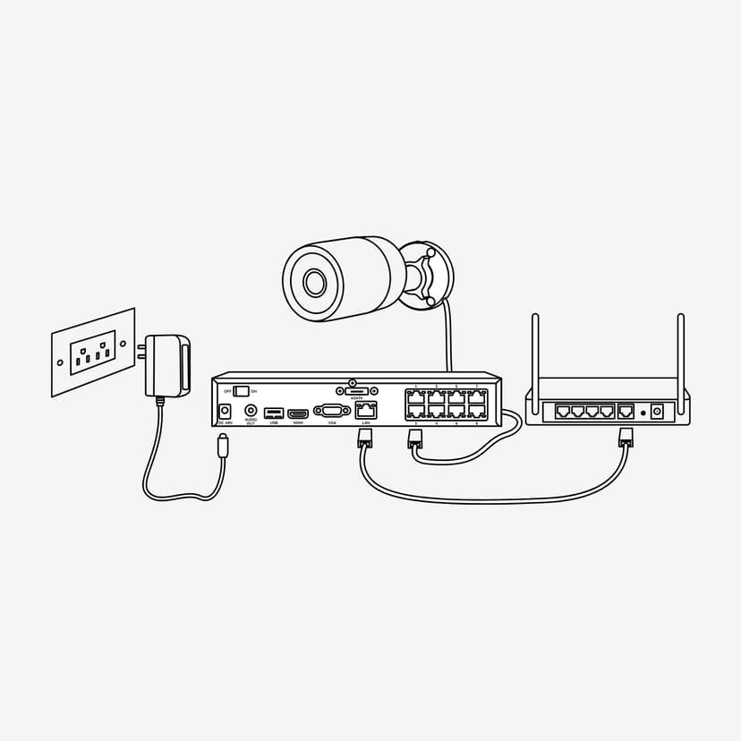 Reolink P430 4K 8MP Smart PoE Bullet Ulkokamera