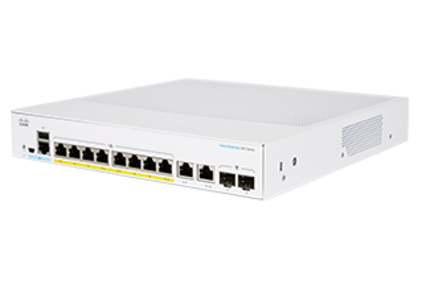 Cisco CBS350 8G 2SFP PoE 67W Managed Switch