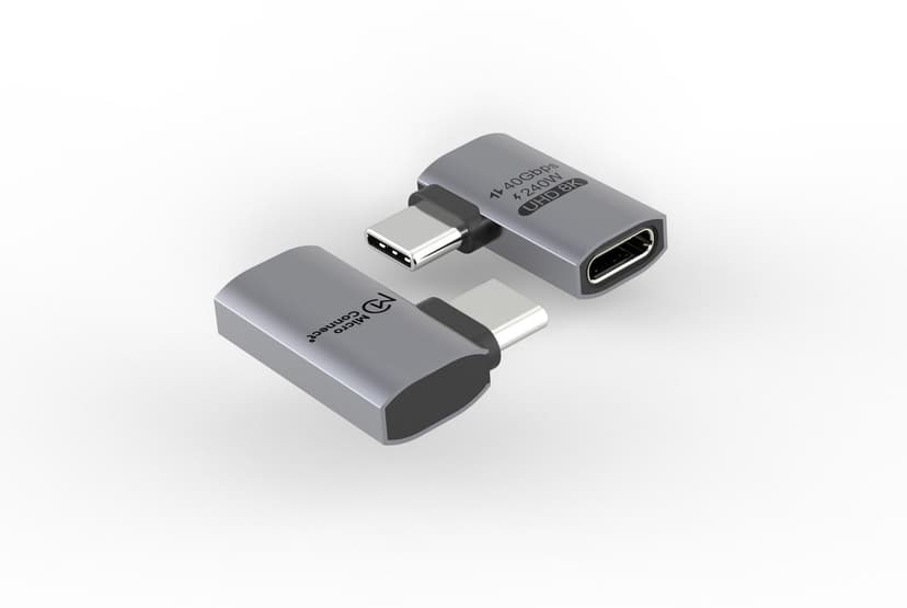 Microconnect ANGLED ADAPTER MALE-FEMALE USB-C USB-C USB-C