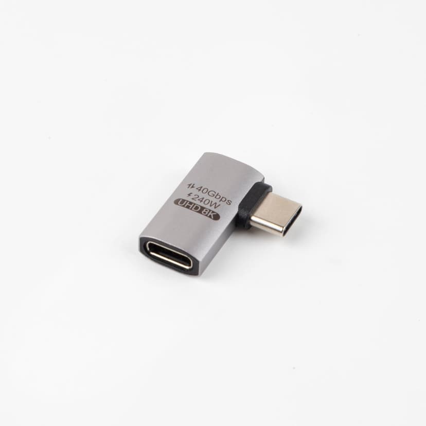 Microconnect ANGLED ADAPTER MALE-FEMALE USB-C USB-C USB-C