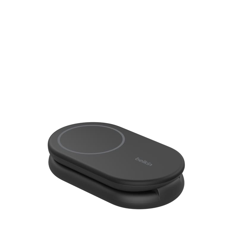 Belkin Magnetic 2-in-1 Stand Qi2 Svart 1.5m