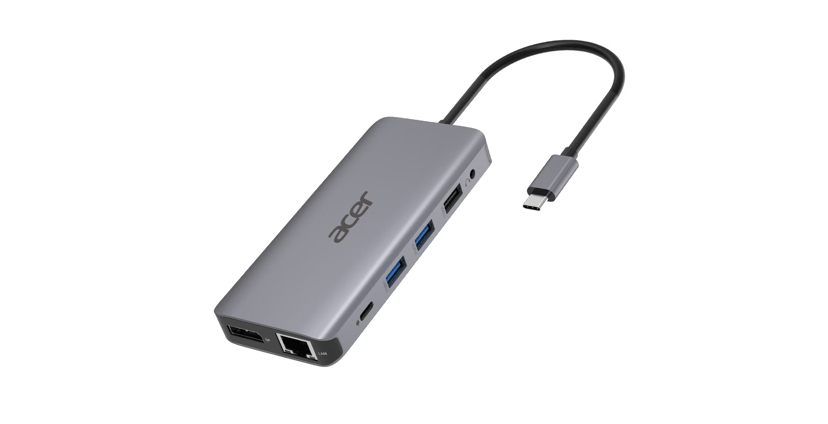 Acer 12-in-1 Type-C Dongle Kabel USB 3.2 Gen 1 (3.1 Gen 1) Type-C Silver USB 3.2 Gen 1 (3.1 Gen 1) Type-C