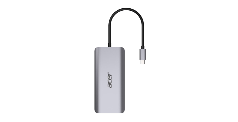 Acer 12-in-1 Type-C Dongle Kabel USB 3.2 Gen 1 (3.1 Gen 1) Type-C Silver USB-C 3.2 Gen 1 (3.1 Gen 1)