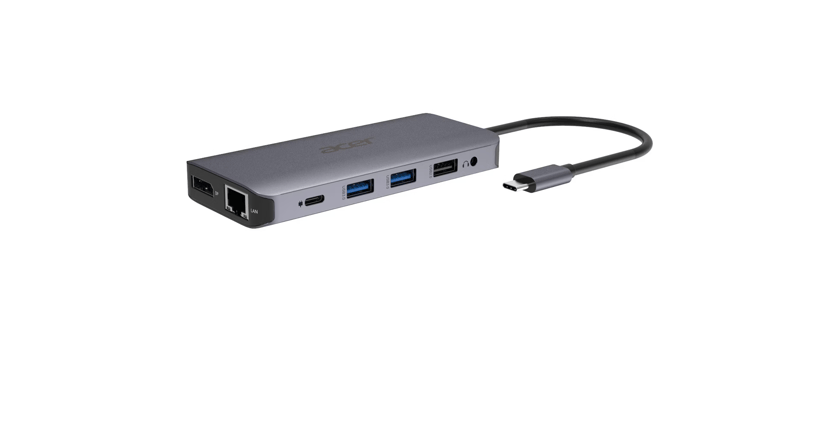 Acer 12-in-1 Type-C Dongle Kabel USB 3.2 Gen 1 (3.1 Gen 1) Type-C Silver USB 3.2 Gen 1 (3.1 Gen 1) Type-C