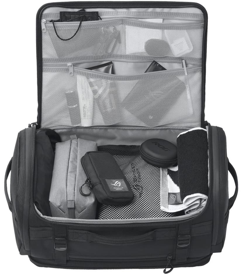 ASUS ROG Archer Weekender Reppu 17" 17" 17" EVA (eteeni-vinyyliasetaatti), Nailon, Polyesteri Musta Musta