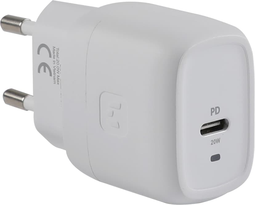 Cirafon Snabbladdare Micro 20W USB-C Vit