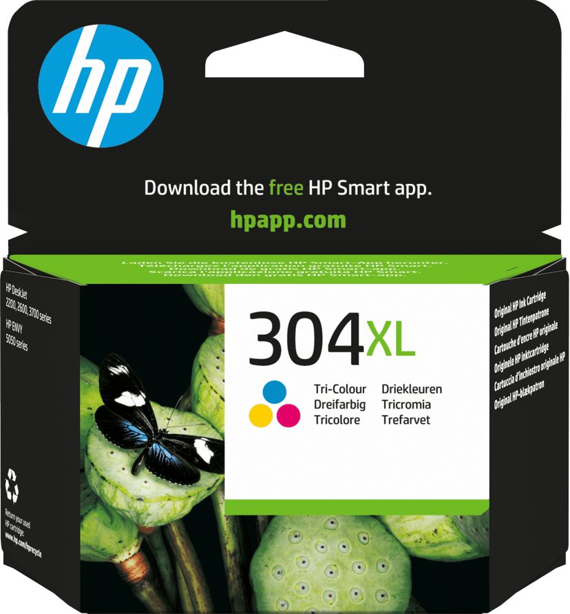 HP Bläck Tri-Color No.304XL - DeskJet 3720/3730/3732