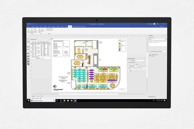 Microsoft Visio Professional 2021 Win Eng Medialess