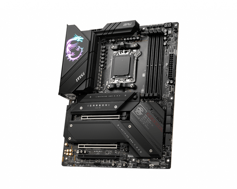 MSI MPG X670E CARBON WIFI Socket AM5 ATX Hovedkort