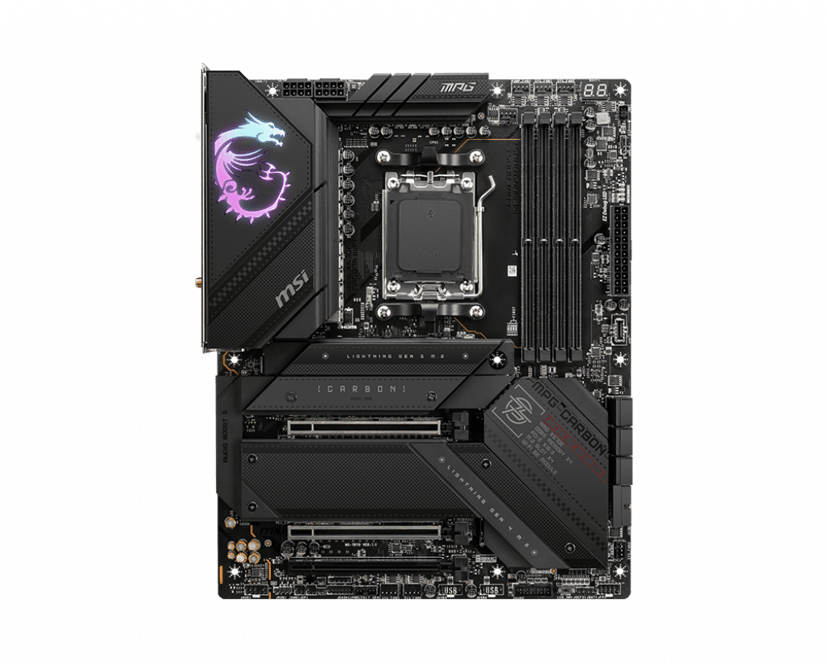MSI MPG X670E CARBON WIFI Socket AM5 ATX Hovedkort