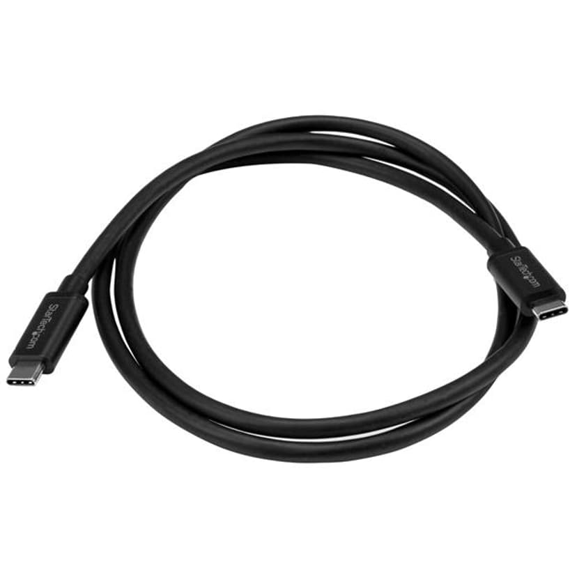 Startech 1m / 3 ft USB-C Cable 1m USB C USB C Zwart