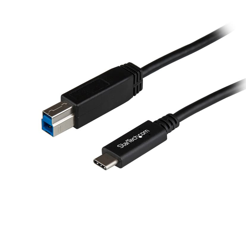 Startech USB 3.1 USB-C to USB-B Cable 1m USB C USB B Zwart