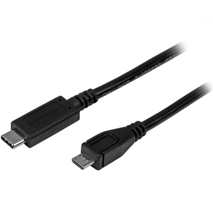 Startech USB 2.0 TYPE C - Micro USB 1M 1m. USB C Micro-USB B Sort