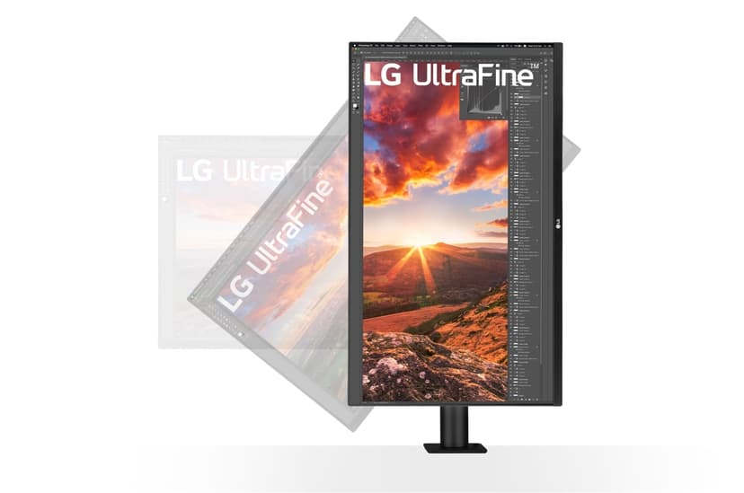 LG 32UN880P-B tietokoneen litteä näyttö 81,3 cm (32") 3840 x 2160 pikseliä 4K Ultra HD musta 32" 3840 x 2160pixels IPS 16:9 60Hz