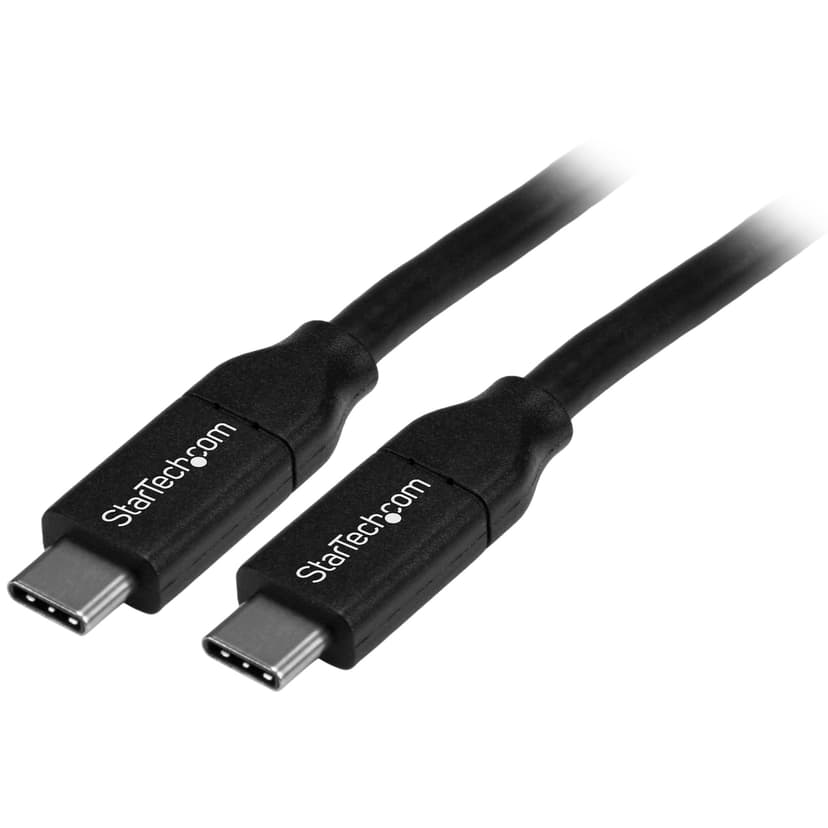 Startech USB-C (USB 2.0)  Charge Cable w/ PD 100W 4m 4m USB-C USB-C Musta
